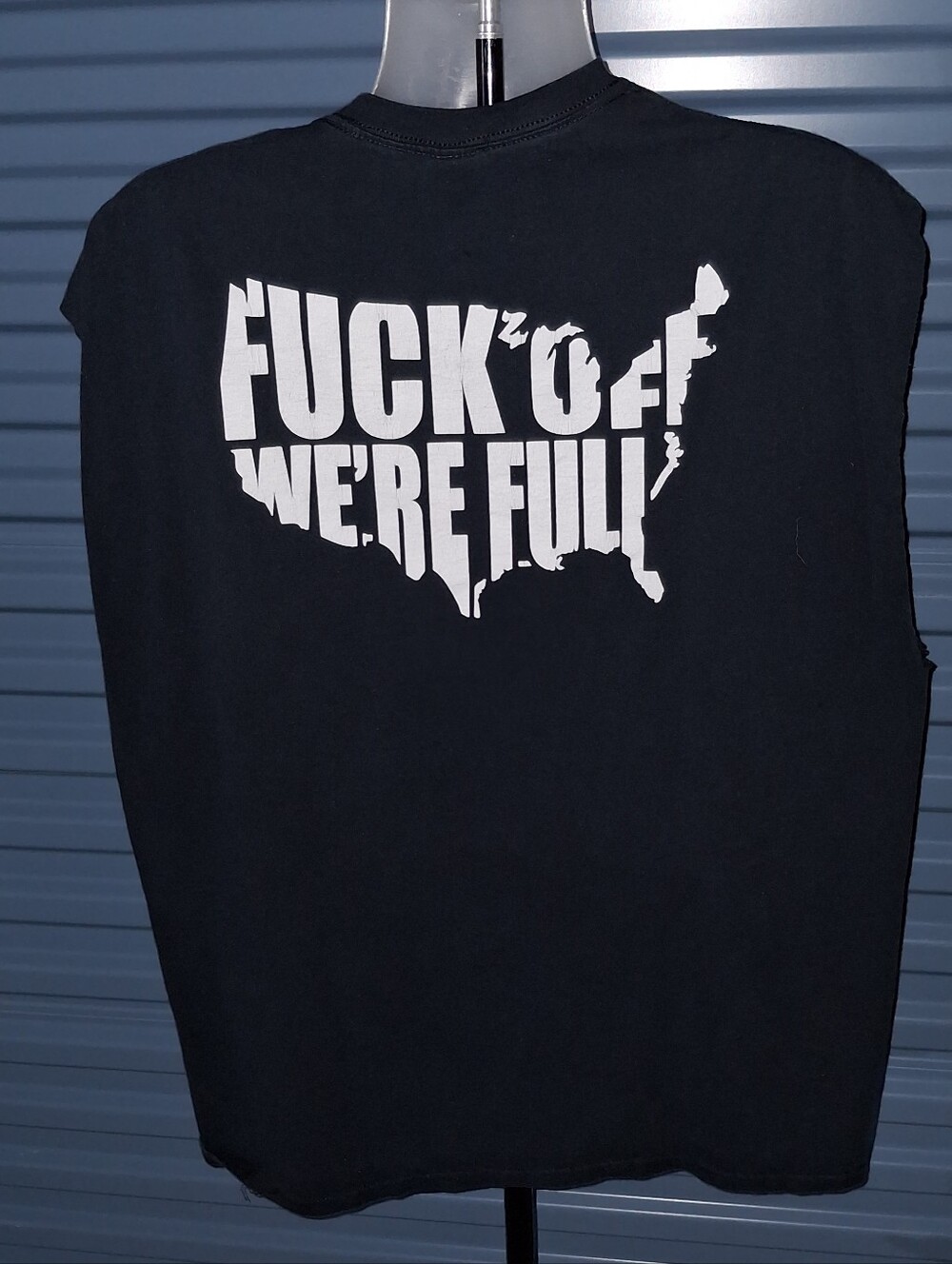 F@<% Off We Are Full " Cut Off T Shirt Size 2XL